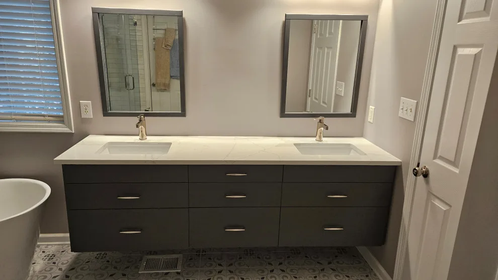 Hillsborough Bathroom Renovation by Deutsch Design LLC - Photo 3