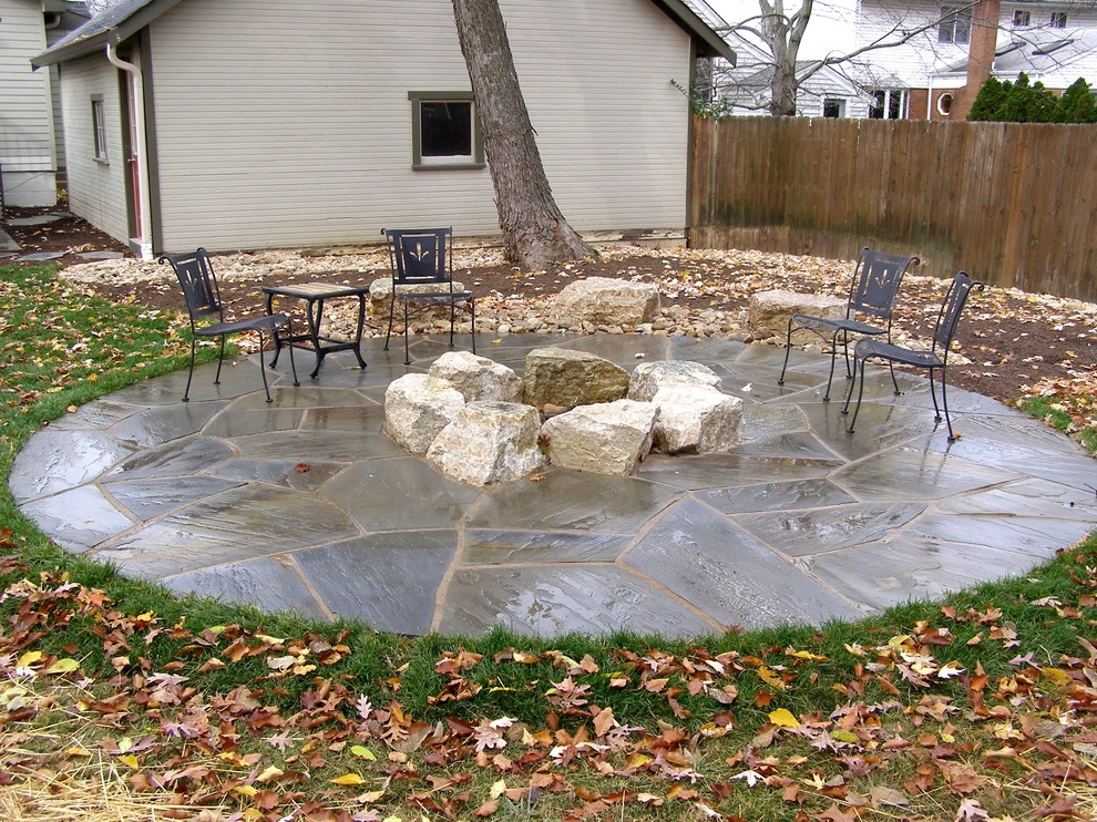 Bluestone Patio with Fire Element by J.R. Thomas Landscaping, Inc. - Photo 3