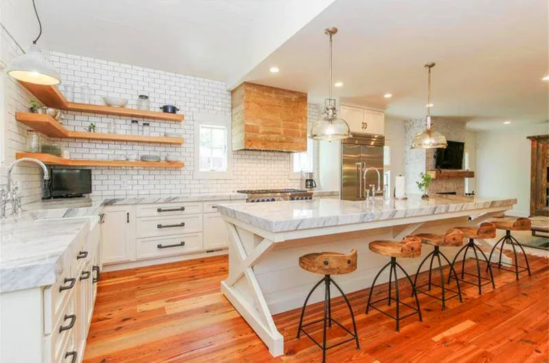 Contemporary Rustic Kitchen by Kline Cabinetmakers, LLC - Photo 3