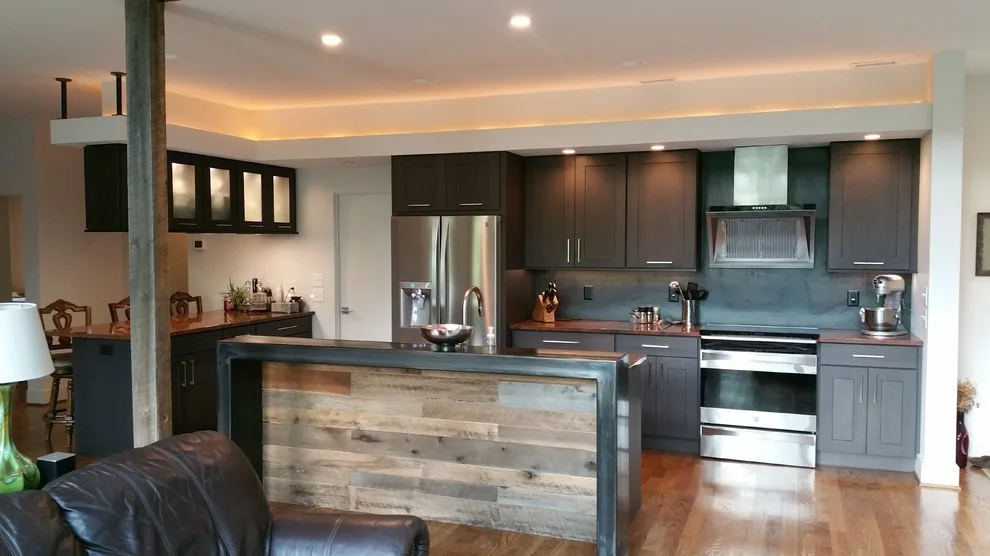 Contemporary Rustic Fletcher Kitchen by The Cabinet Design Studio At Forest Millwork - Photo 12