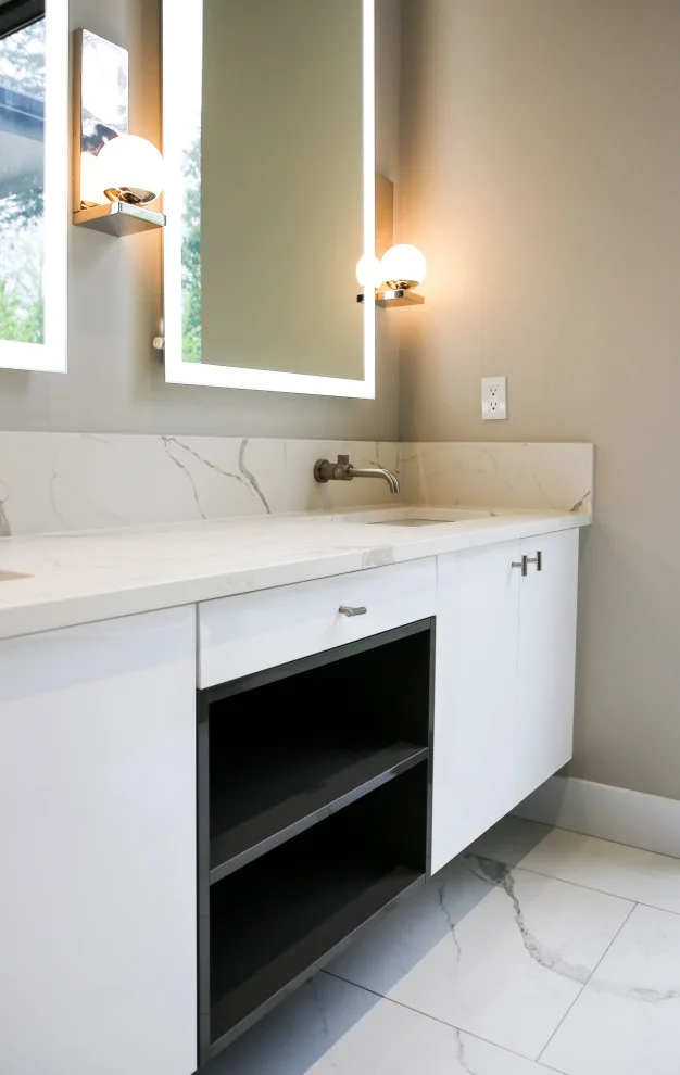 Contemporary White Gloss by Signature Design & Cabinetry LLC - Photo 10