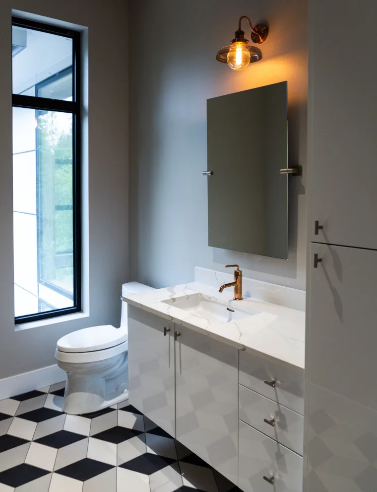 Contemporary White Gloss by Signature Design & Cabinetry LLC - Photo 2