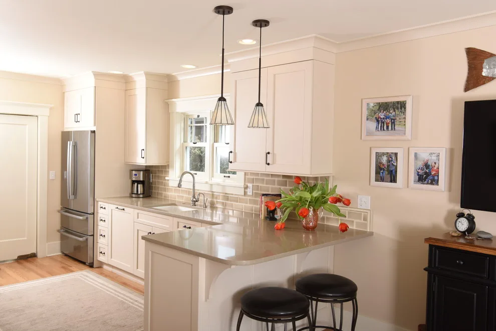 Waterfront Traditional Kitchen by Signature Design & Cabinetry LLC - Photo 6