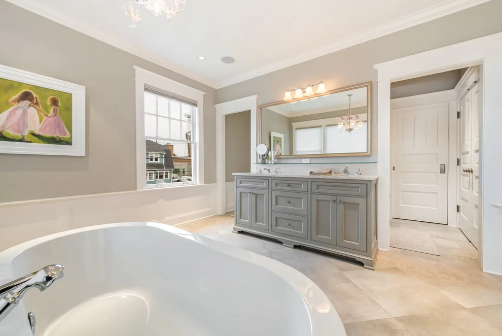 Classic Queen Anne Style Bathroom by Savvy Cabinetry Design Interiors - Photo 6