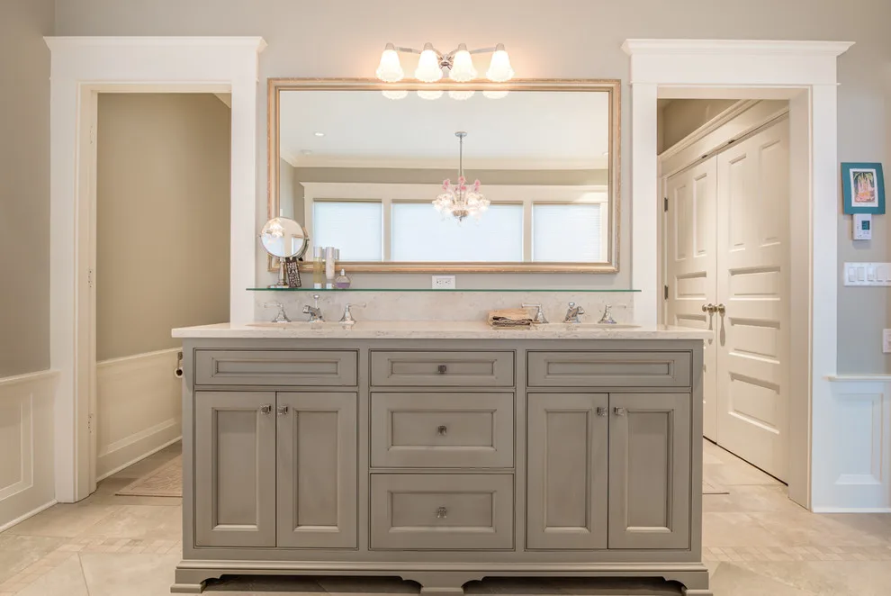Classic Queen Anne Style Bathroom by Savvy Cabinetry Design Interiors - Photo 9
