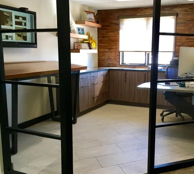 Modern Rustic Workspace by Minnesota Cabinets, INC - Photo 2