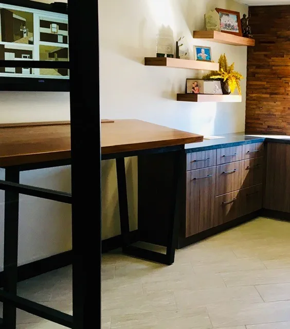 Modern Rustic Workspace by Minnesota Cabinets, INC - Photo 3