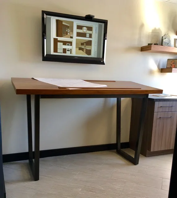 Modern Rustic Workspace by Minnesota Cabinets, INC - Photo 4