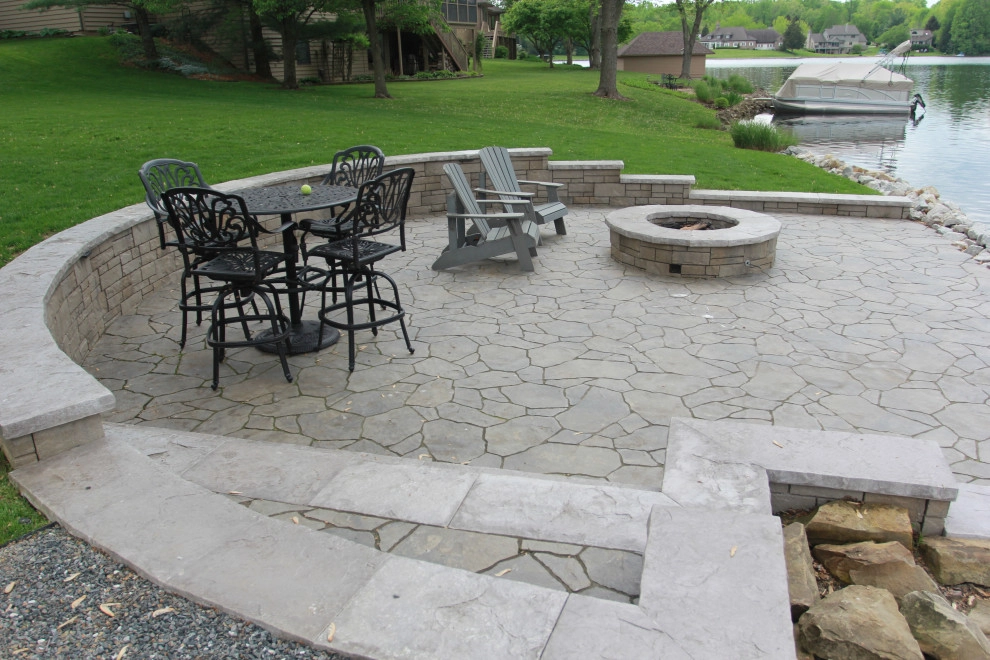 Lakeside Patio & Fire Pit by JMT Landscape Group - Photo 4