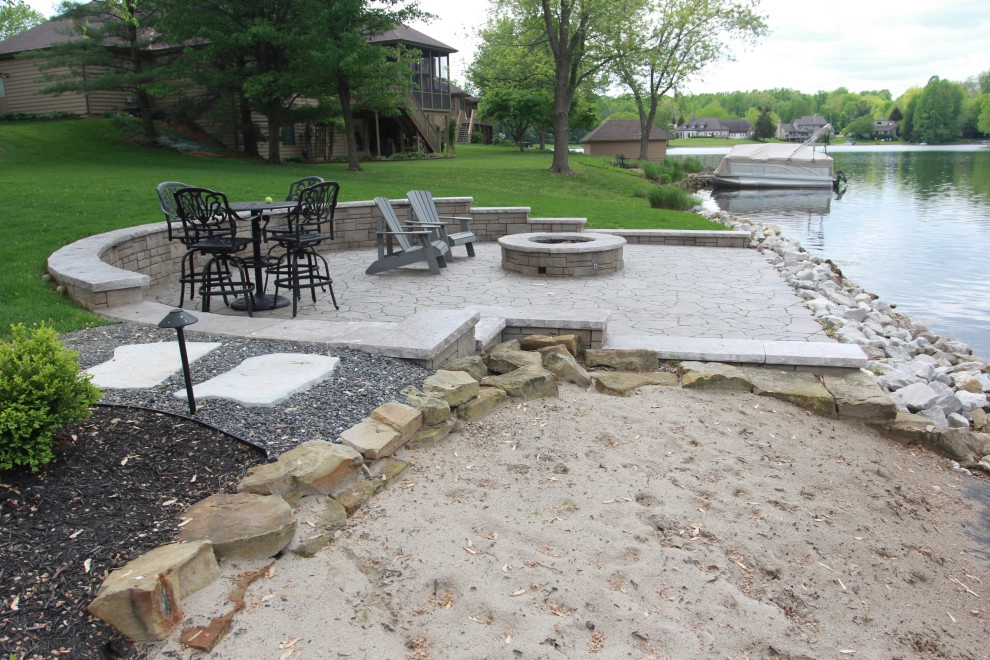 Lakeside Patio & Fire Pit by JMT Landscape Group - Photo 7