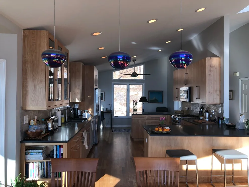 Red Birch Stainless Steel Kitchen by The Cabinet Design Studio At Forest Millwork - Photo 2