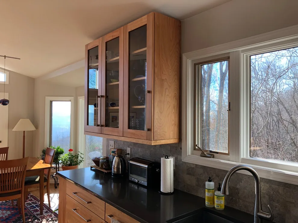 Red Birch Stainless Steel Kitchen by The Cabinet Design Studio At Forest Millwork - Photo 15