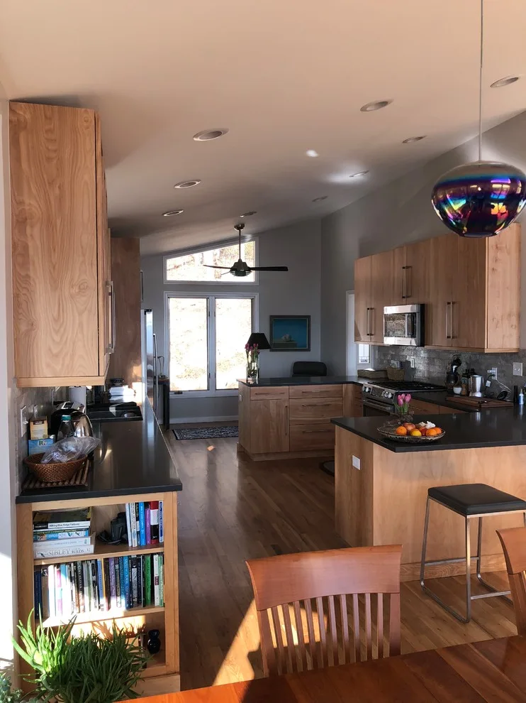Red Birch Stainless Steel Kitchen by The Cabinet Design Studio At Forest Millwork - Photo 4