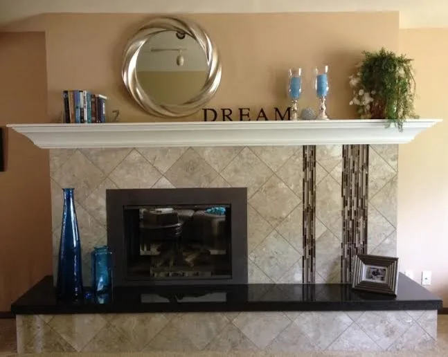 Dual Transitional Designs, Single Fireplace by Minnesota Cabinets, INC - Photo 4