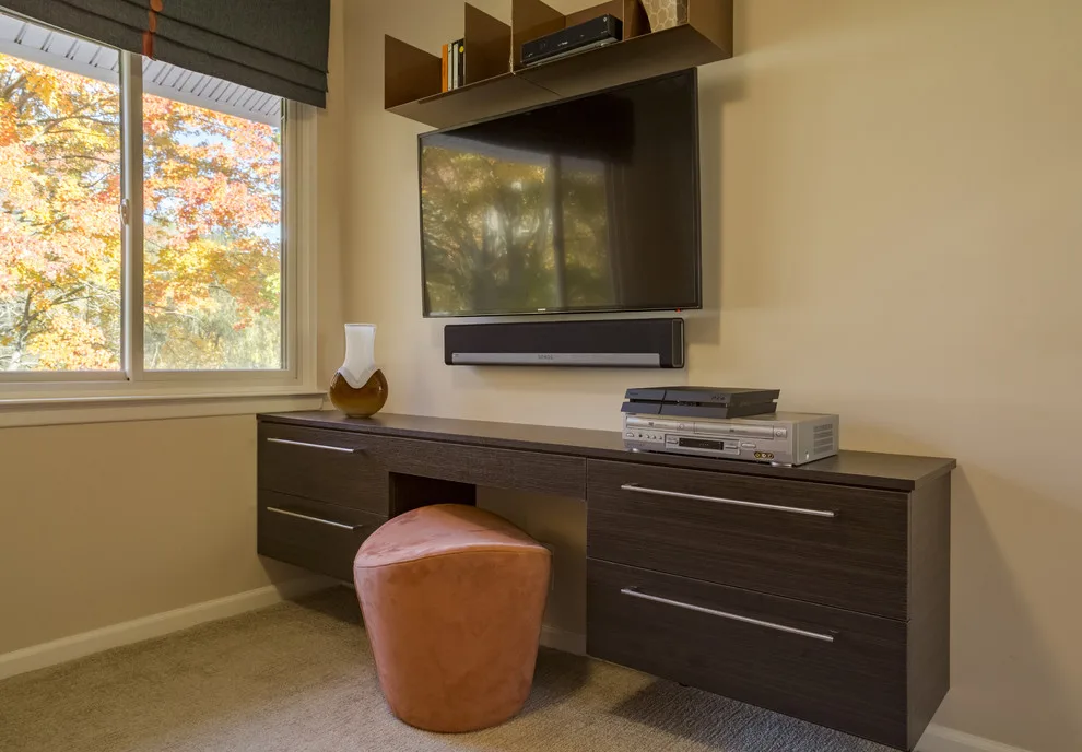 Dual Purpose Wall-Mounted Desk for Home Office by Rylex Custom Cabinetry And Closets - Photo 4