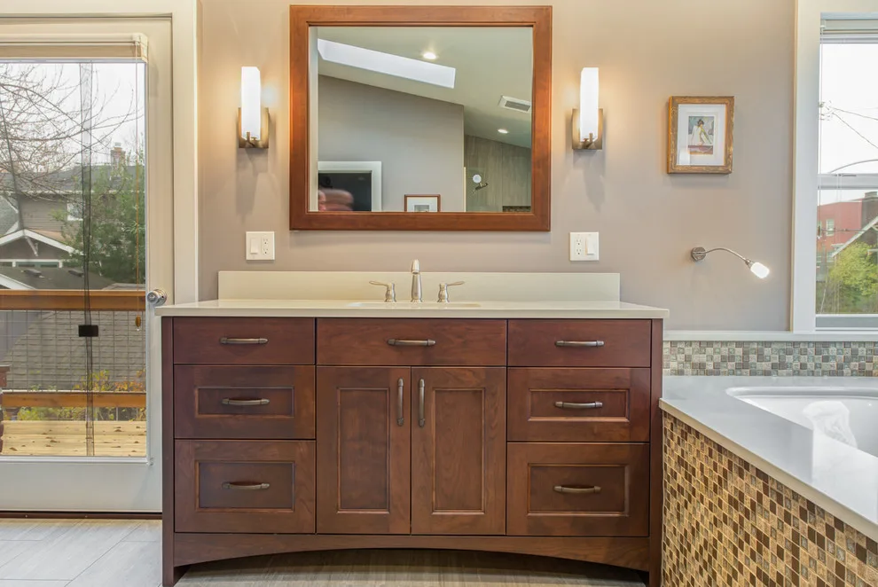 Wallingford Dual Sink Bathroom Vanity by Savvy Cabinetry Design Interiors - Photo 6