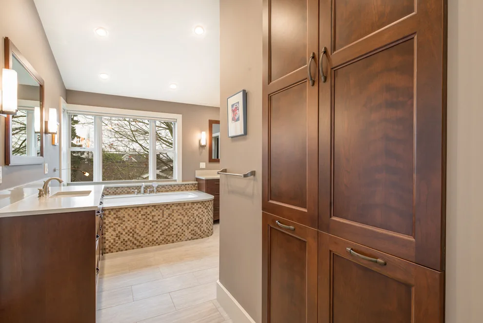 Wallingford Dual Sink Bathroom Vanity by Savvy Cabinetry Design Interiors - Photo 12