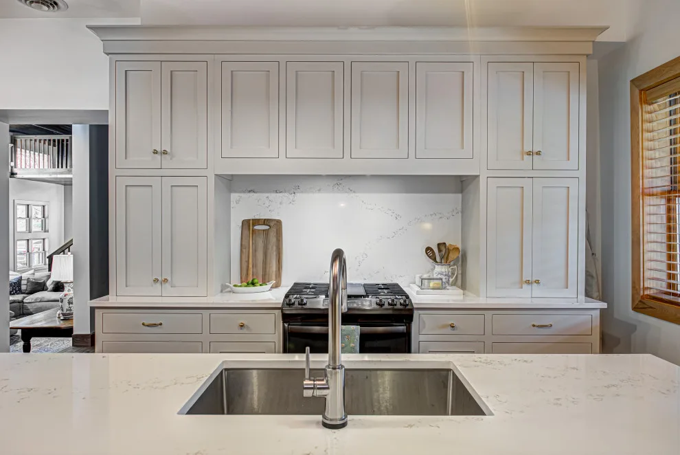 Off-White Inset Shaker Cabinets by Kline Cabinetmakers, LLC - Photo 3