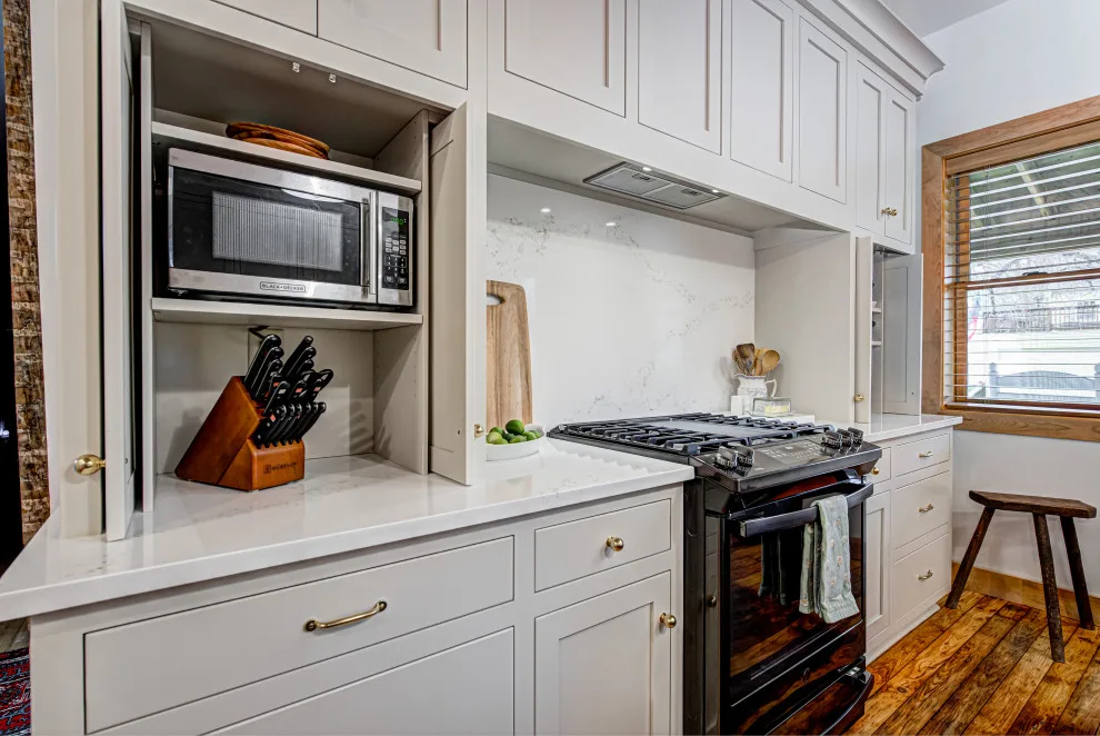 Off-White Inset Shaker Cabinets by Kline Cabinetmakers, LLC - Photo 14