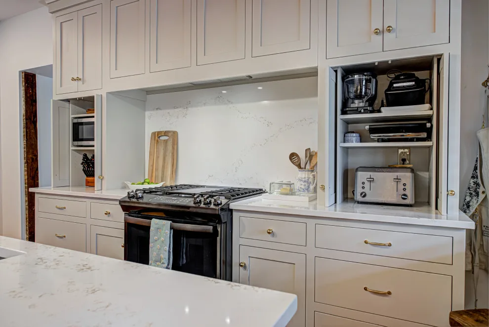 Off-White Inset Shaker Cabinets by Kline Cabinetmakers, LLC - Photo 13