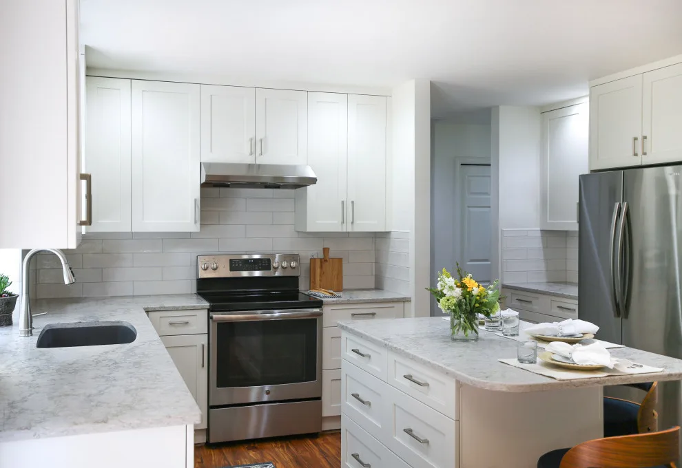 Light-colored Shaker Kitchen by Signature Design & Cabinetry LLC - Photo 3