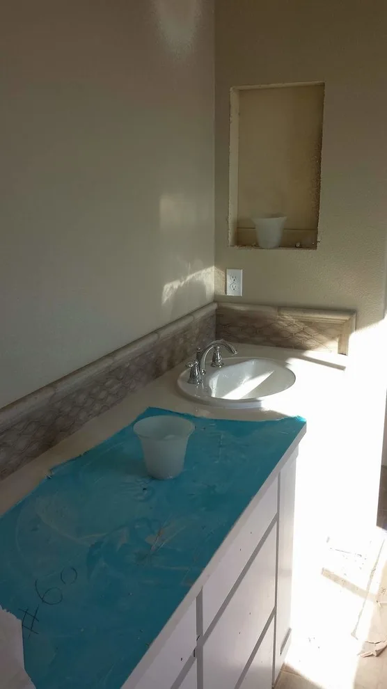 12x24 bathroom vanity backsplash by StartTile - Photo 3