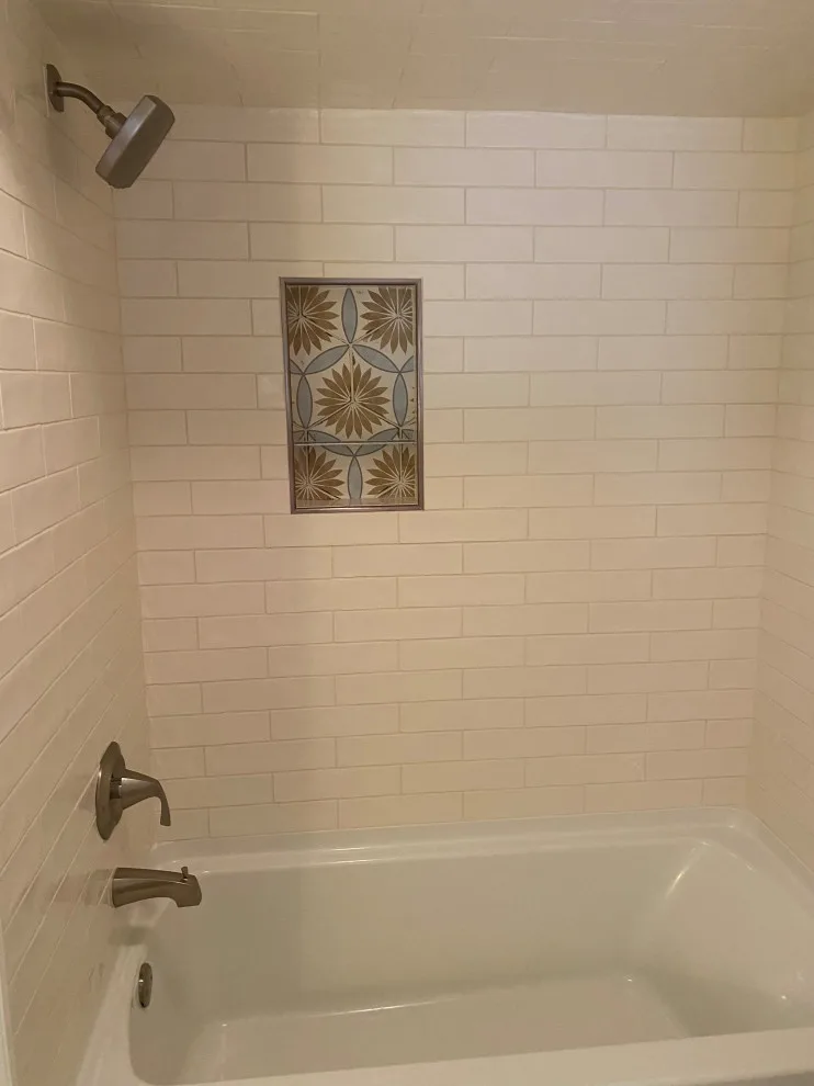 Renovation of Two Guest Bathrooms by Brinson Custom Tile - Photo 5
