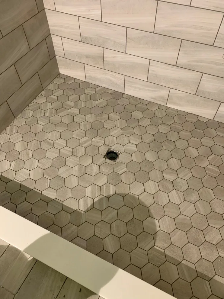 Master Shower in Craftsman Style for New Construction by Brinson Custom Tile - Photo 4