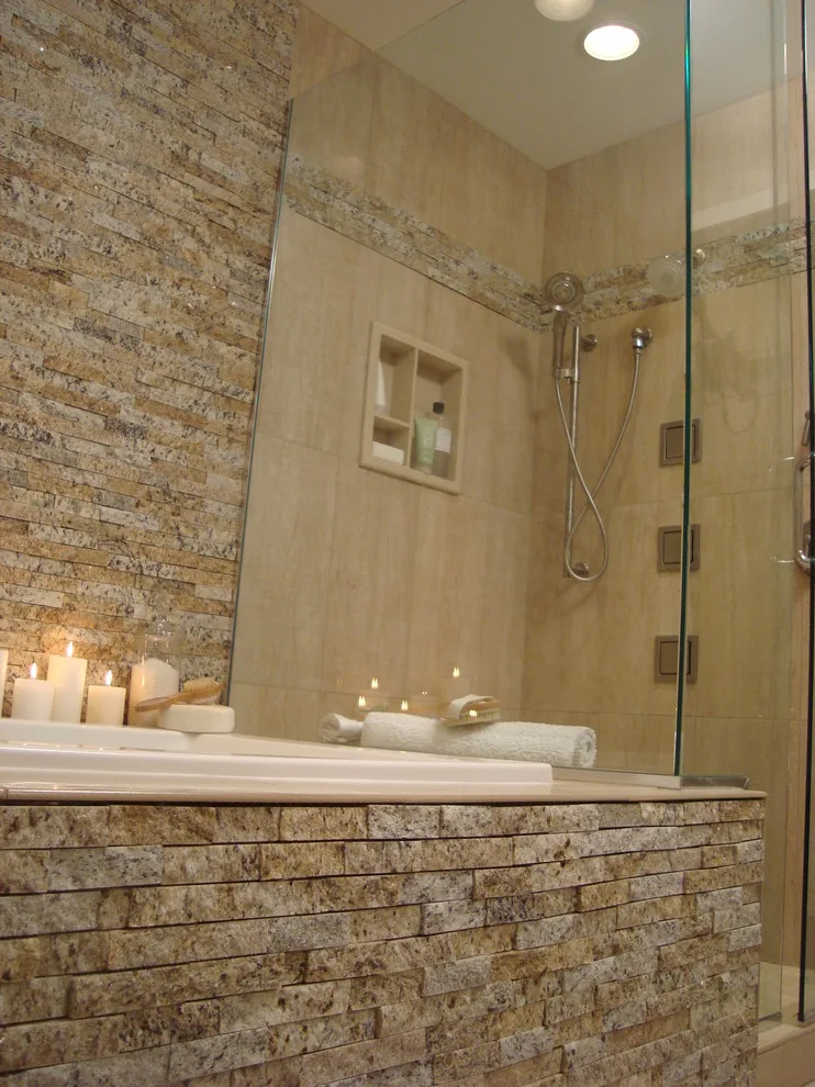 Restroom Renovation by Natural Valley Recycled Granite - Photo 7
