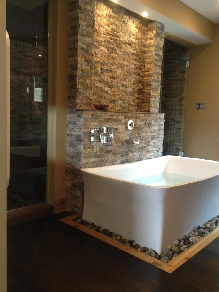 Restroom Renovation by Natural Valley Recycled Granite - Photo 3