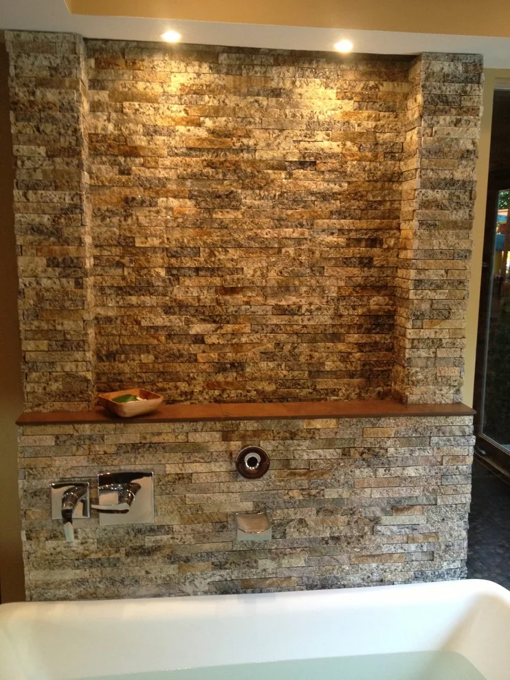 Restroom Renovation by Natural Valley Recycled Granite - Photo 4