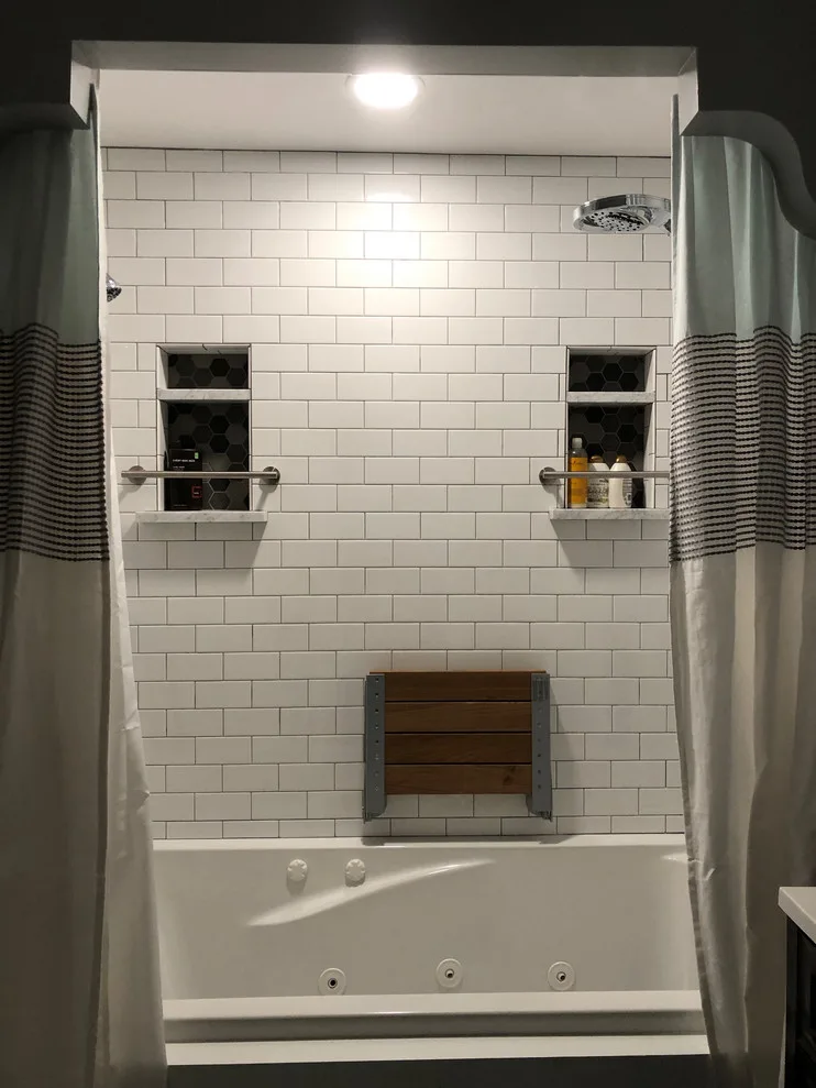 Restroom Renovation by B & W Designer Tile - Photo 30