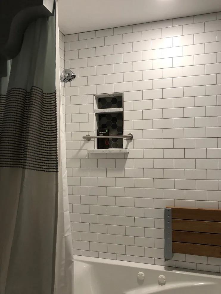 Restroom Renovation by B & W Designer Tile - Photo 27