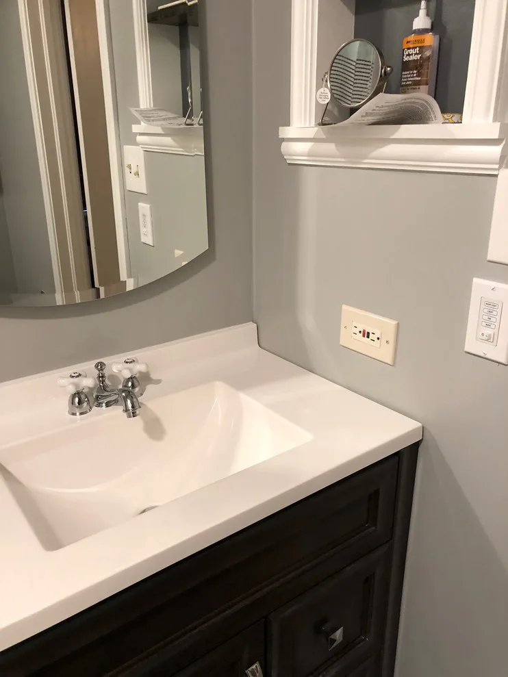 Restroom Renovation by B & W Designer Tile - Photo 15