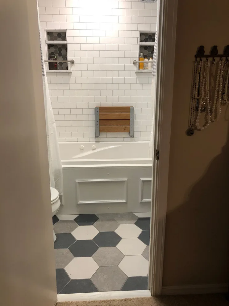 Restroom Renovation by B & W Designer Tile - Photo 5