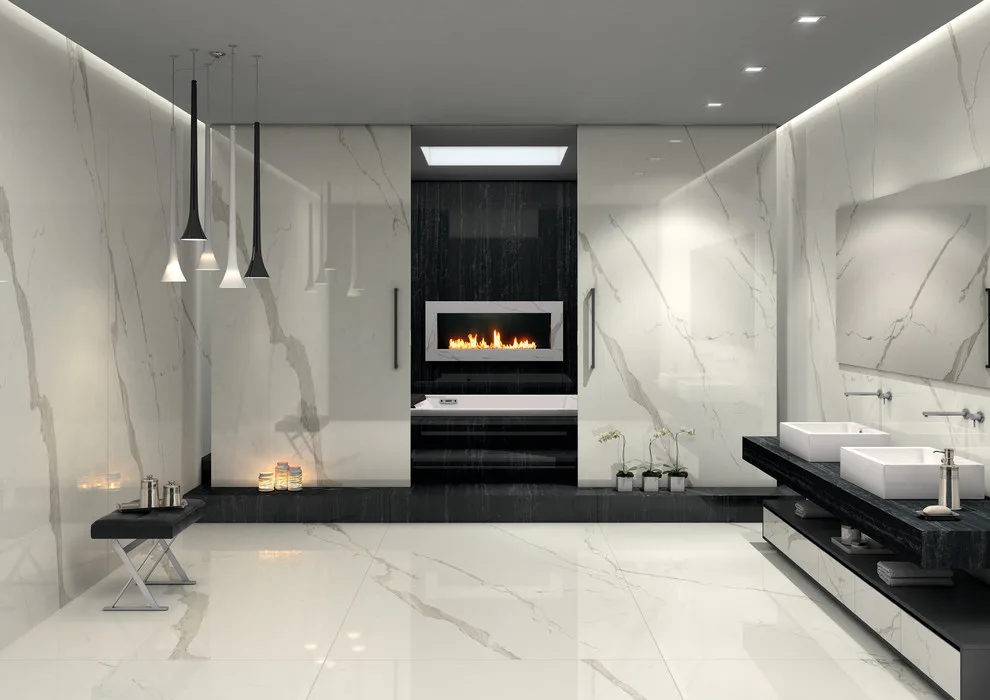 Porcelain Master Bathroom by Mont Surfaces By Mont Granite - Photo 14