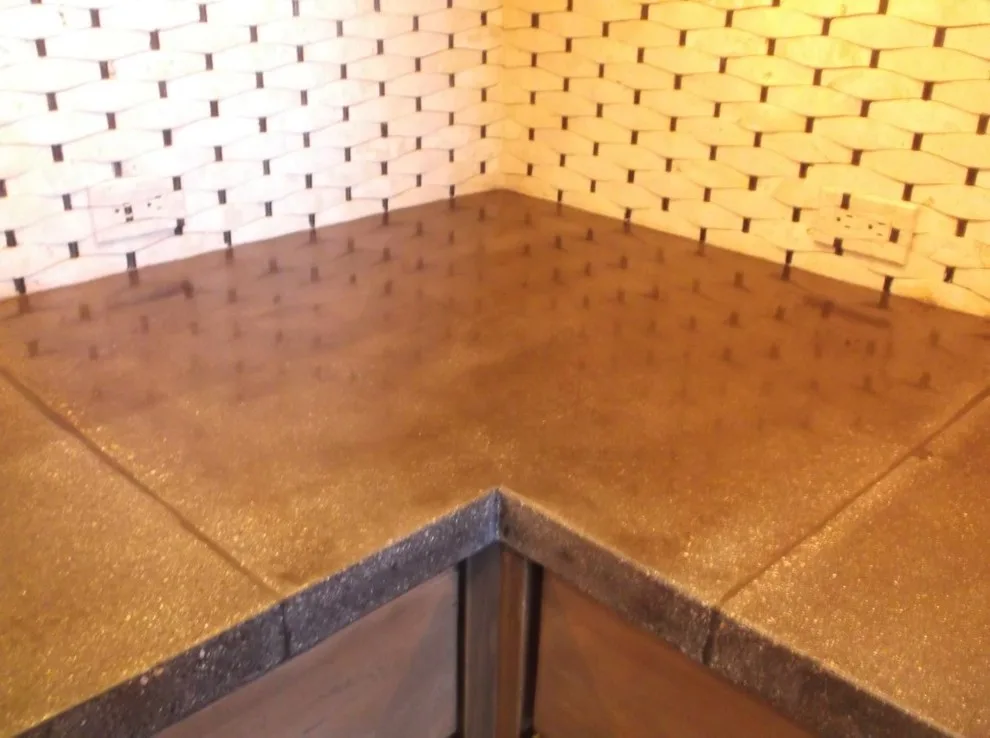 Revitalization of Concrete Kitchen Bar by Steammaster - Photo 3