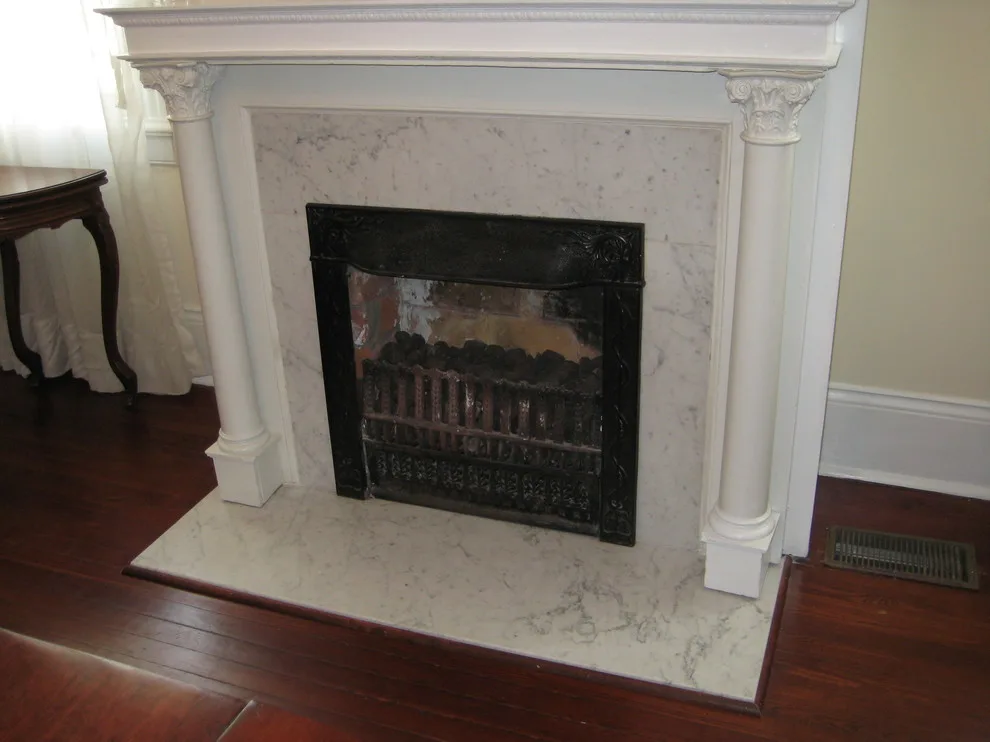 Carrera Marble Fireplace by LaBruyere Stone - Photo 2
