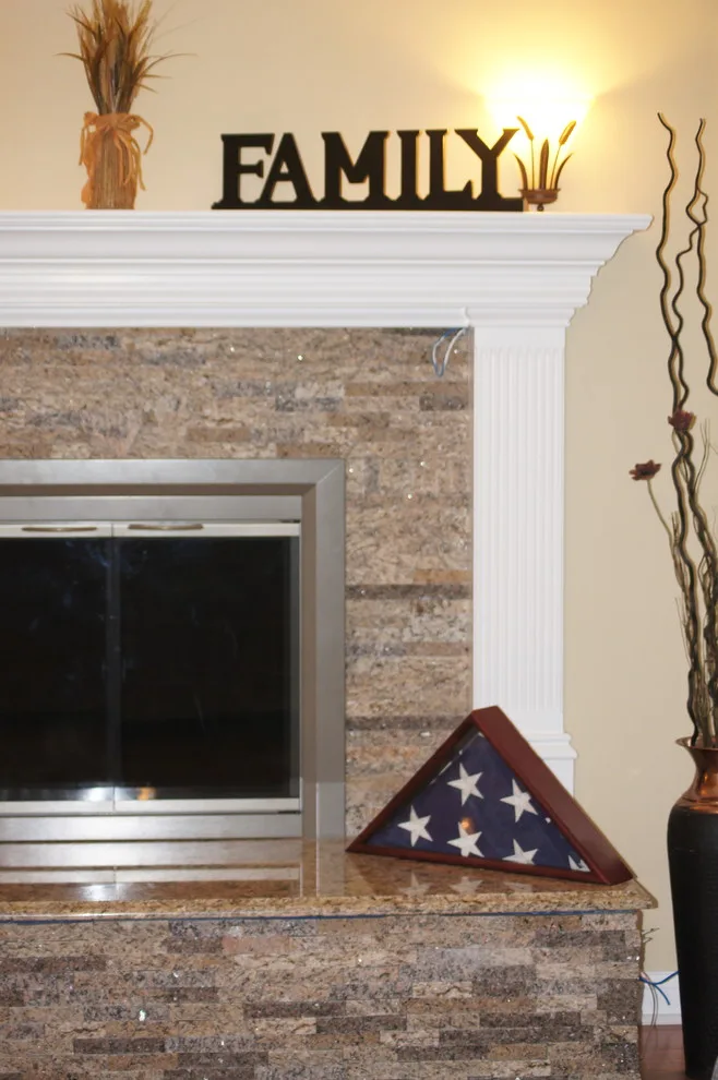 Fireplace Renovation by Natural Valley Recycled Granite - Photo 8