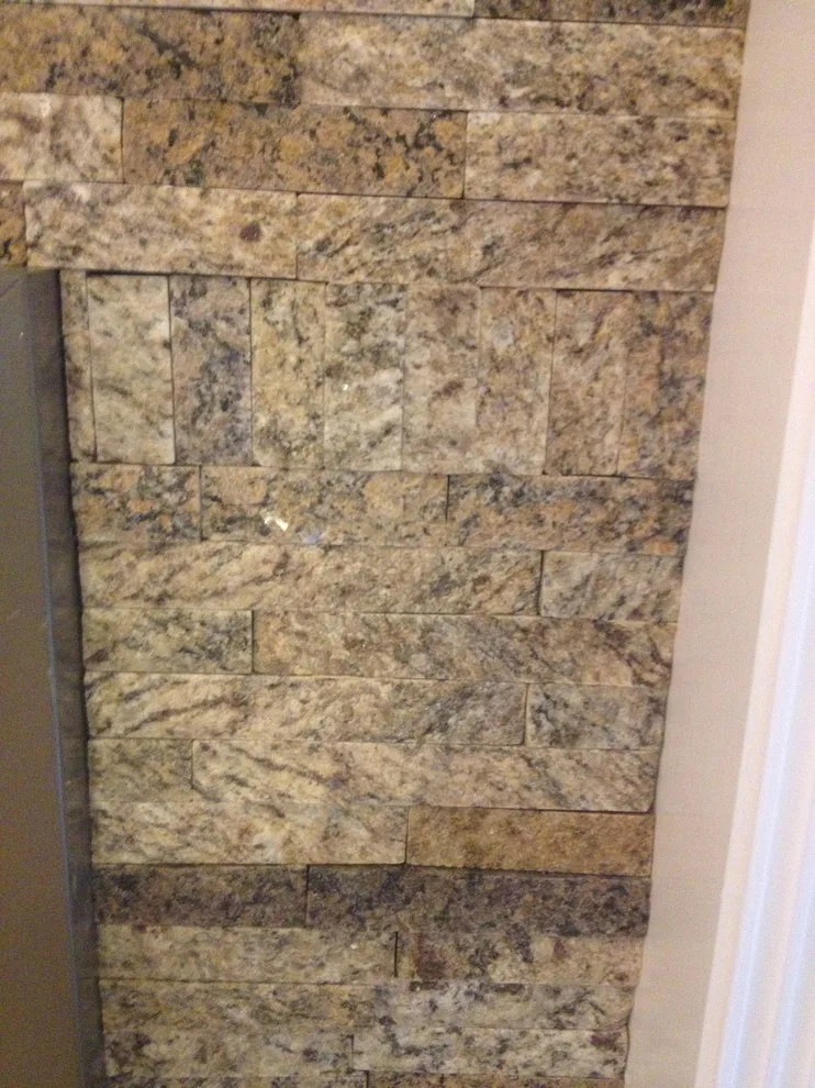 Fireplace Renovation by Natural Valley Recycled Granite - Photo 5