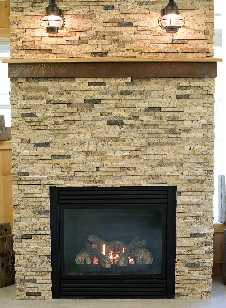 Fireplace Renovation by Natural Valley Recycled Granite - Photo 12
