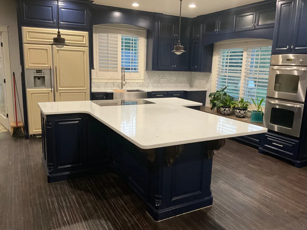 Blizzard Quartz Kitchen by Granite Makeover - Photo 2