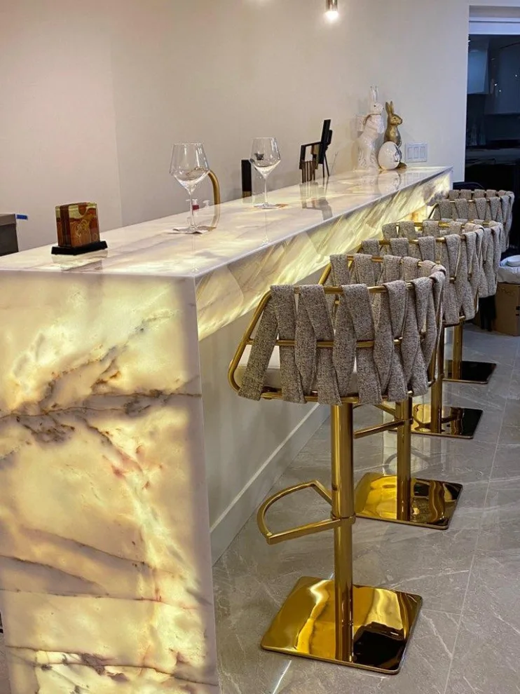 Illuminated Bar-Anaheim Hills by Natural Stone Fabricators - Photo 2
