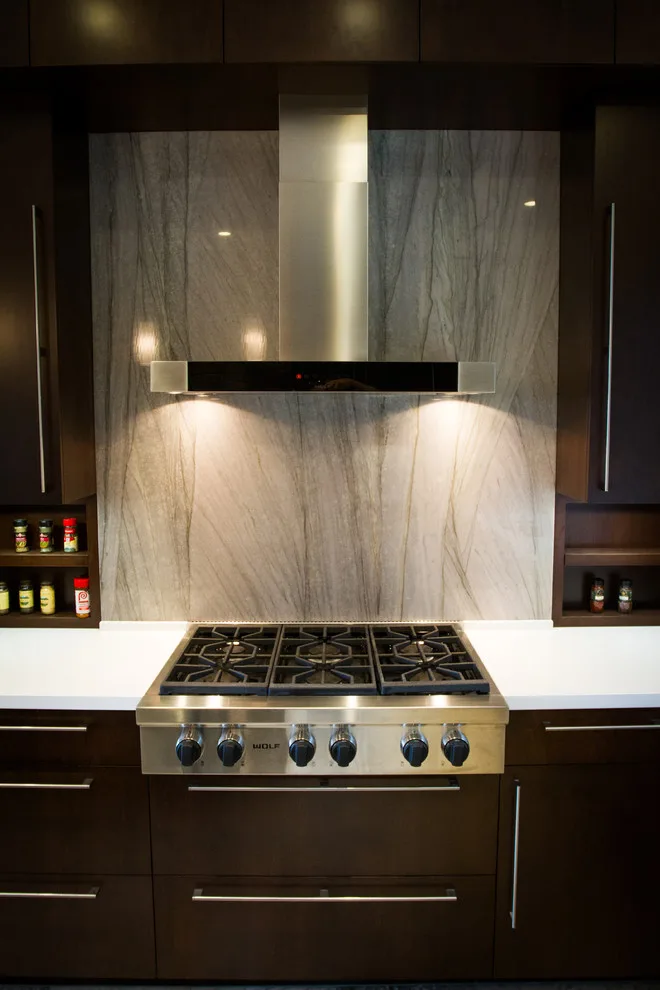 Caesarstone and Natural Quartzite Kitchen Countertops by Pacific Stoneworks Inc - Photo 3