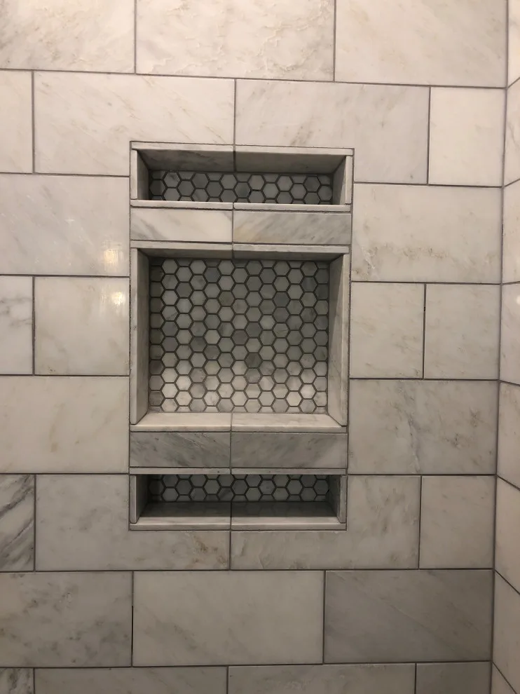 Stone Rain Shower by B & W Designer Tile - Photo 7