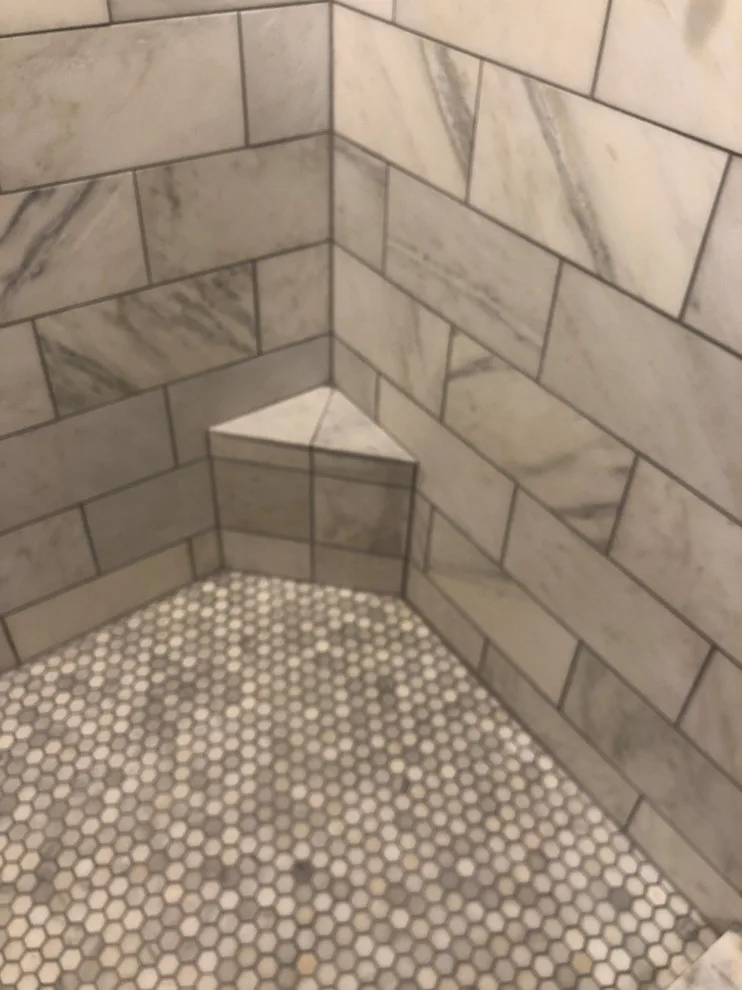 Stone Rain Shower by B & W Designer Tile - Photo 3