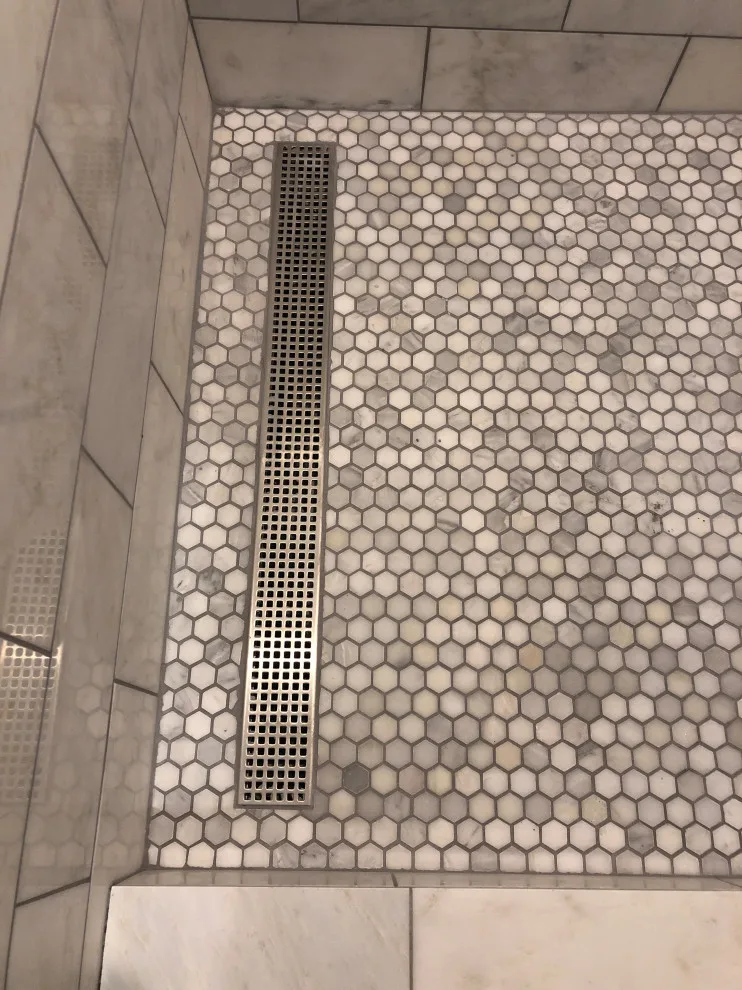 Stone Rain Shower by B & W Designer Tile - Photo 4