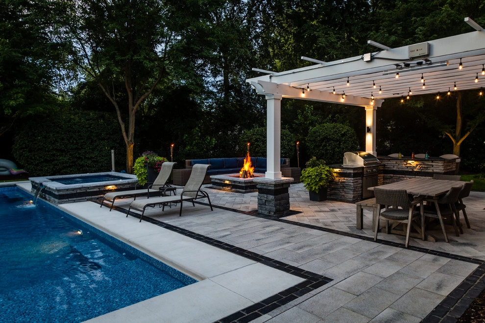 Modern Pool Design by Bruss Landscaping, Inc. - Photo 2