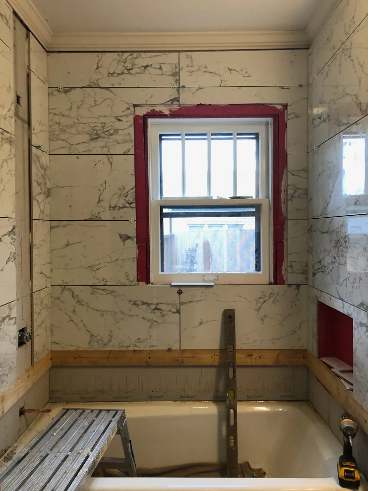 Renovation of the Bathroom by B & W Designer Tile - Photo 7