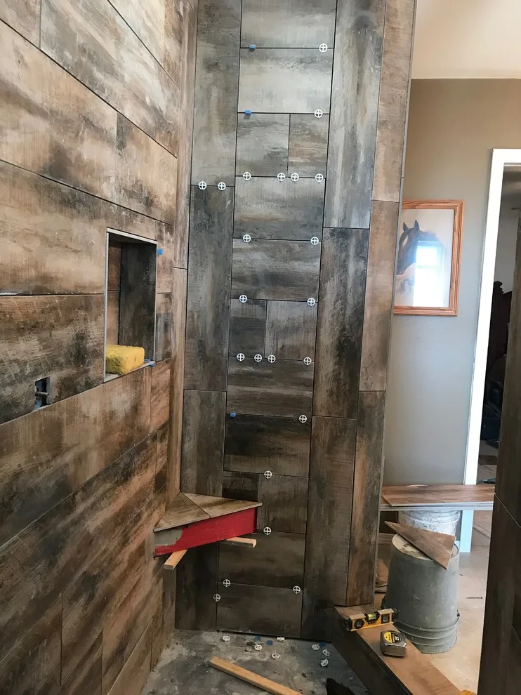 Renovated Primary Bathroom Shower by B & W Designer Tile - Photo 11